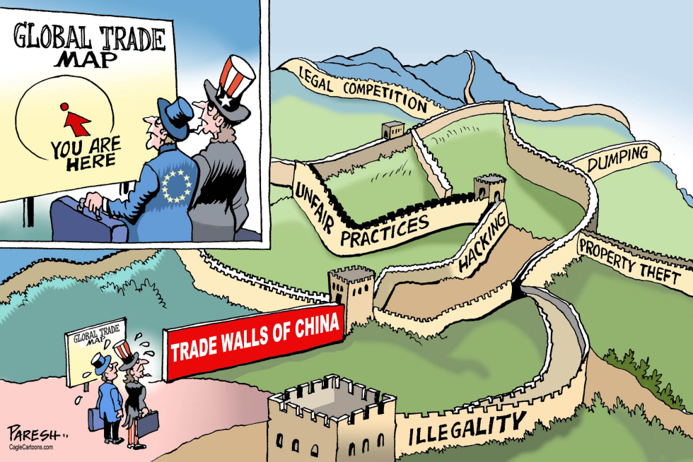  TRADE WALLS OF CHINA by Paresh Nath