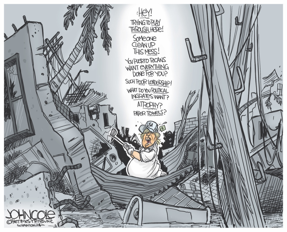 Trump in Puerto Rico