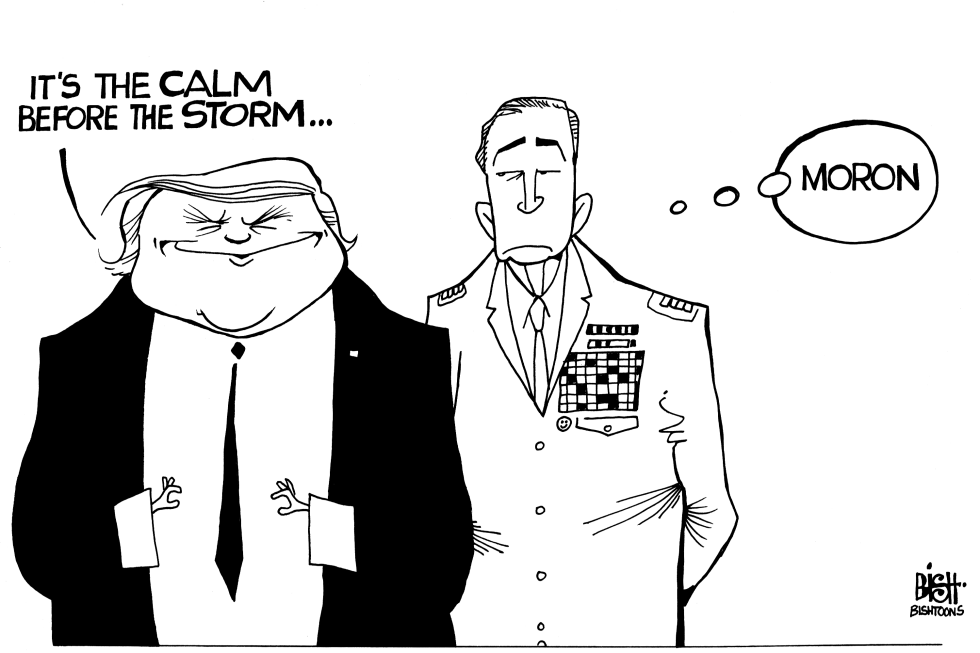 CALM BEFORE THE STORM, B/W