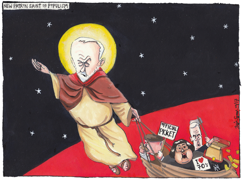 JEREMY CORBYN BOUNCE WITH BAGGAGE