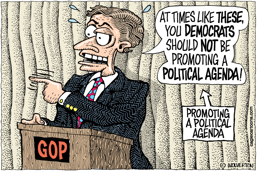  DEM VS GOP POLITICAL AGENDA by Wolverton