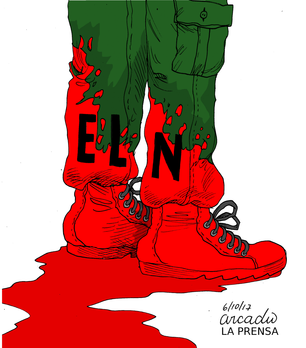  THE COLOMBIAN GUERRILLAS/LAS ELN DE COLOMBIA by Arcadio Esquivel