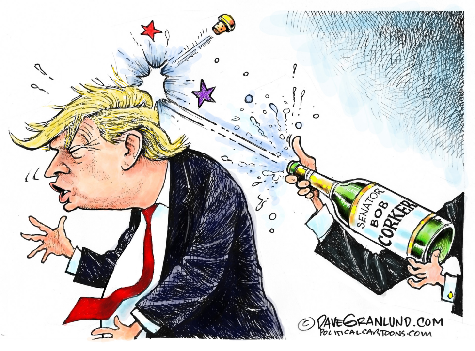  CORKER VS TRUMP by Dave Granlund