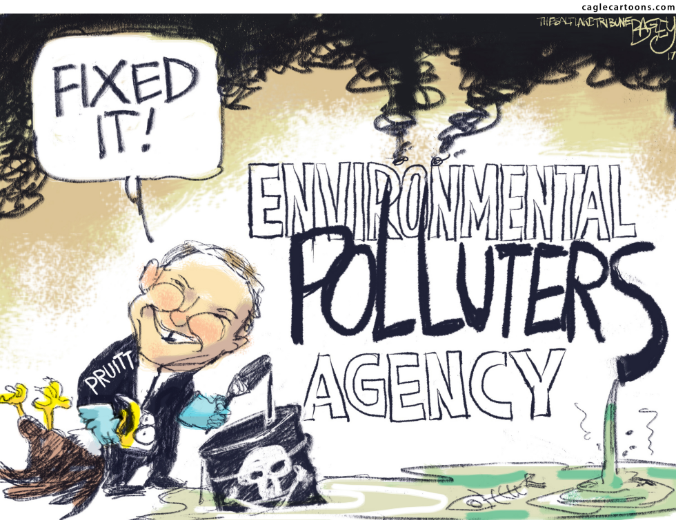  EPA PRUITT by Pat Bagley