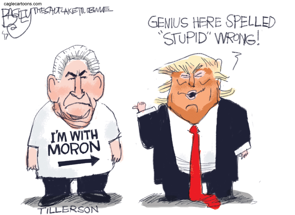  TRUMP IQ TEST by Pat Bagley