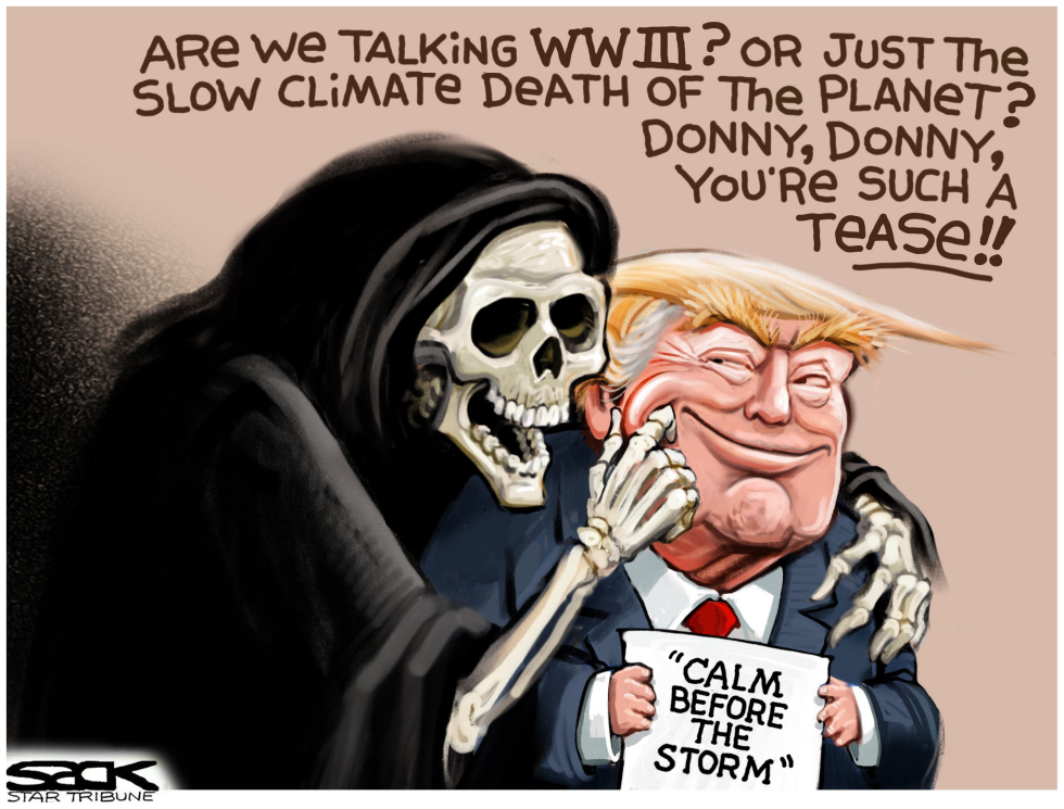  TRUMP THREAT by Steve Sack