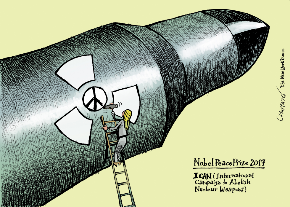  A WORLD WITHOUT NUKES by Patrick Chappatte