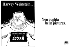 HARVEY WEINSTEIN, B/W by Randy Bish