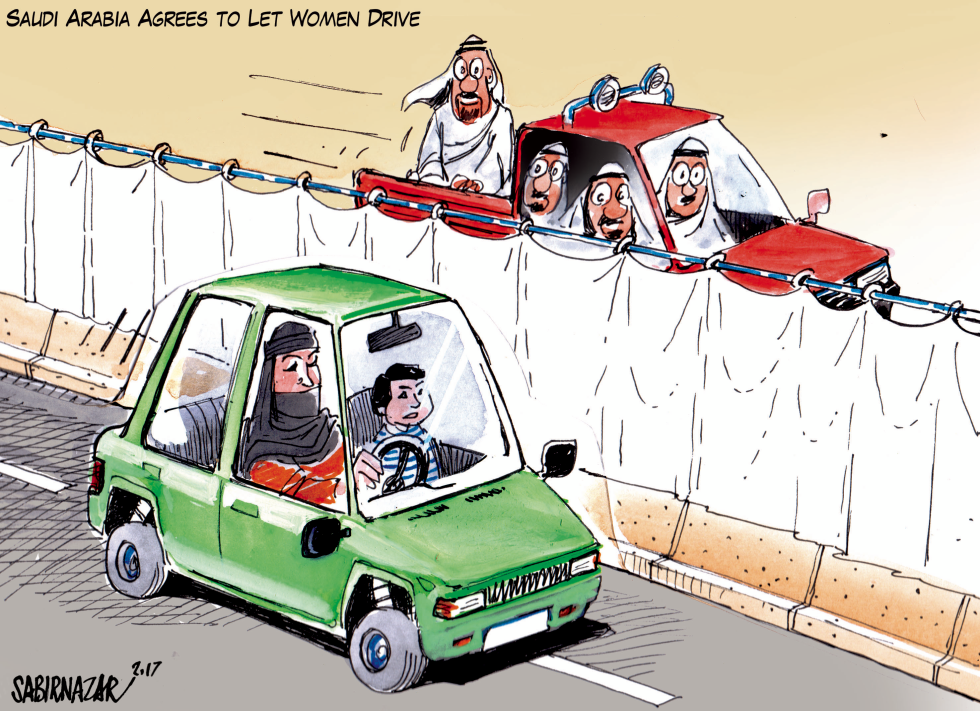 Women drivers in Saudi Arabia