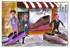 BUSH'S SHOE STORE -  by Christo Komarnitski