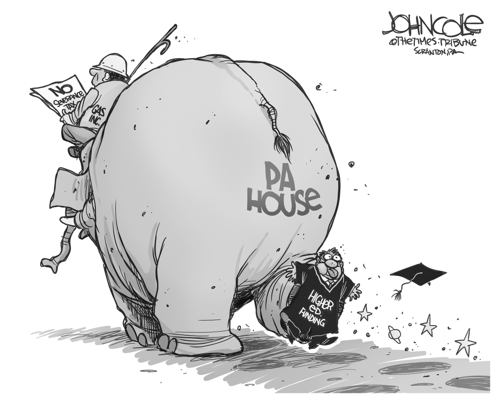 LOCAL PA State budget and higher ed BW