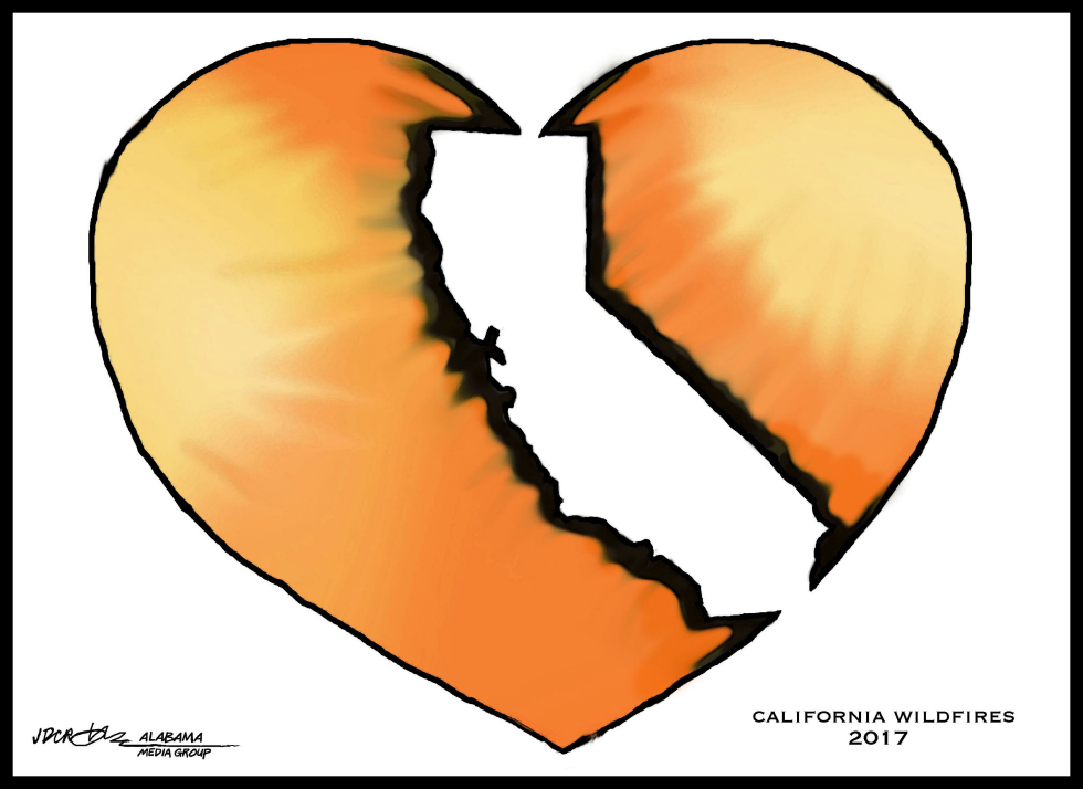Heartbreaking California Wildfires