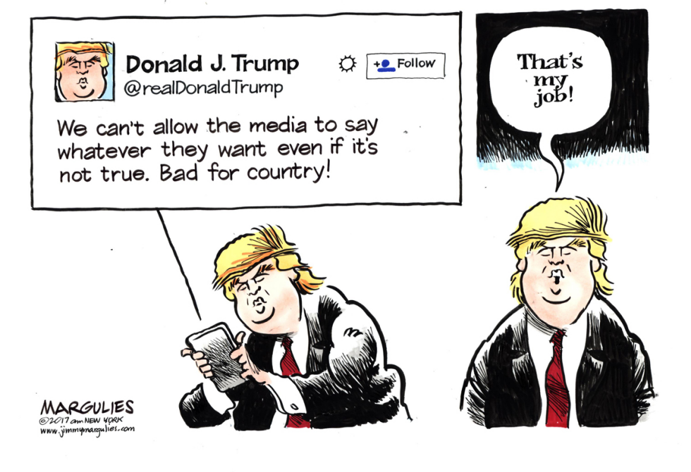 Trump and the media color