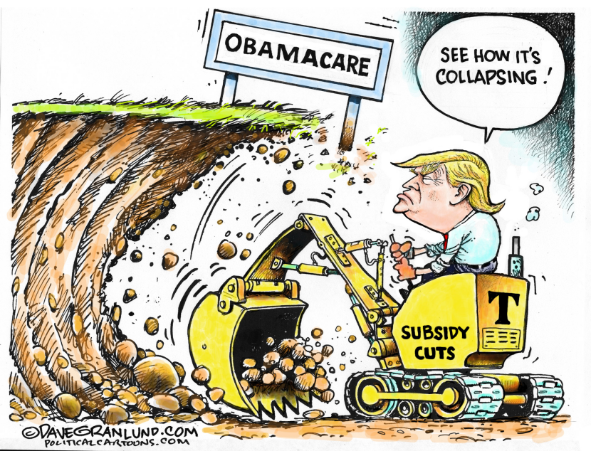 Trump cuts ACA subsidies COLOR