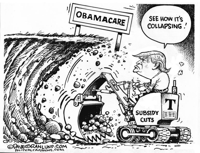 Trump cuts ACA subsidies
