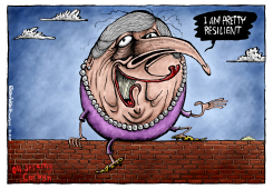 UK PM SAYS SHE IS RESILIENT, HA by Brian Adcock