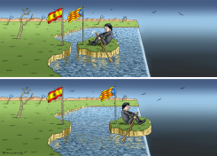 PUIGDEMONT AS HARRY POTTER by Marian Kamensky
