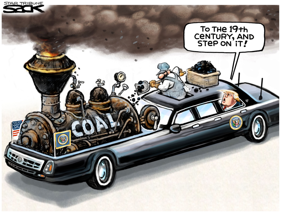  COAL PREZ by Steve Sack