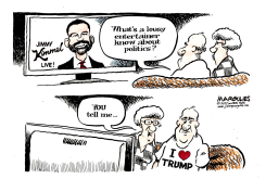 JIMMY KIMMEL TALKS POLITICS by Jimmy Margulies