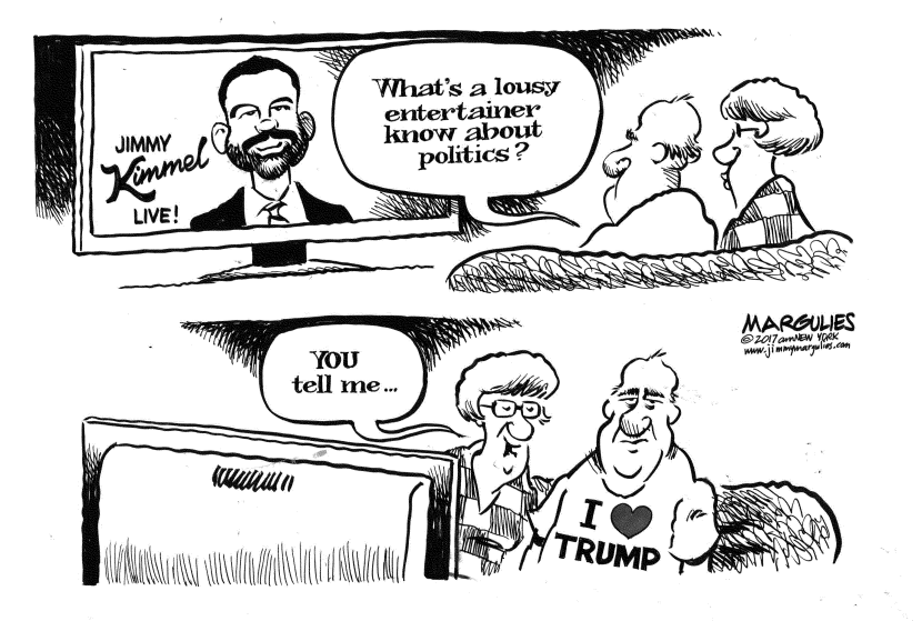 Jimmy Kimmel talks politics
