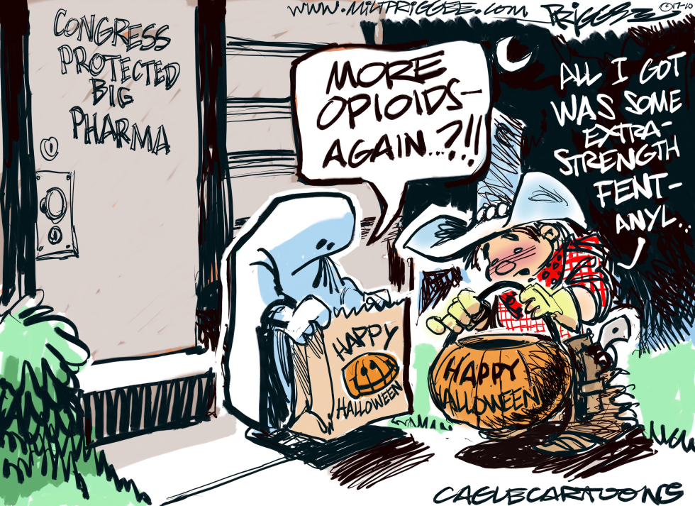  OPIOIDS by Milt Priggee