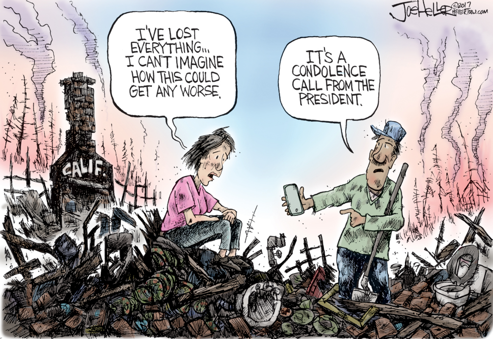 California Wildfire Victim Receives Word of Presidential Call