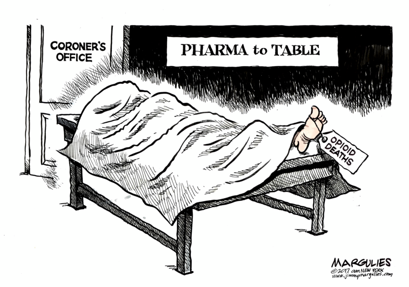 Opioid deaths color