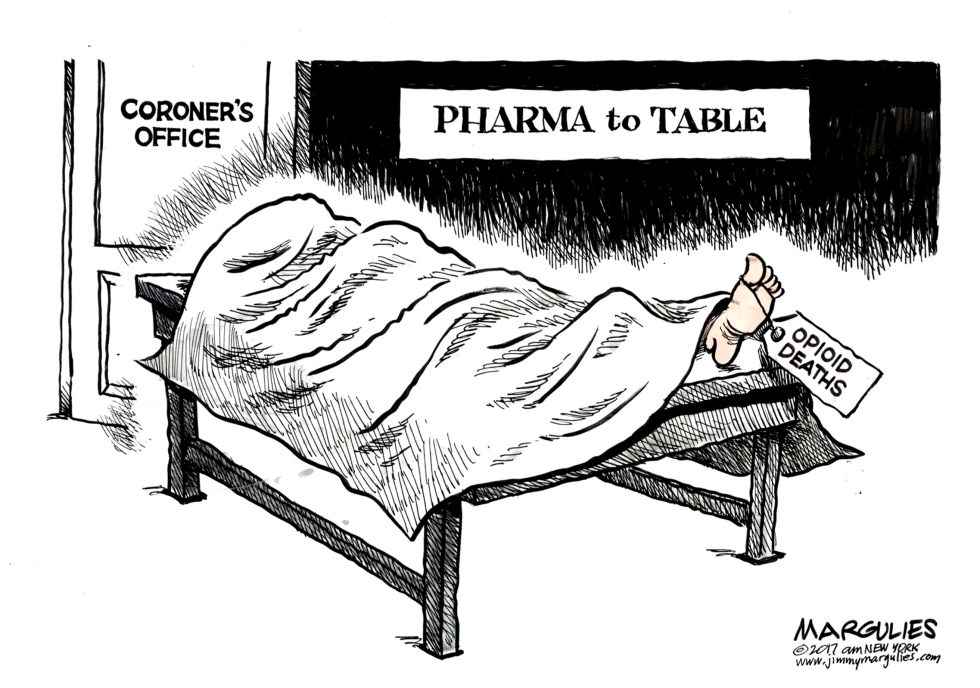 Opioid deaths color