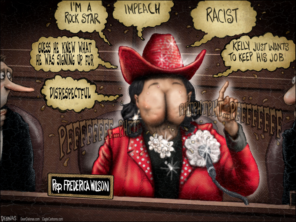 Trump -Soldier -Frederica Wilson