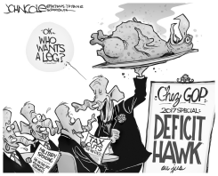 DEFICIT HAWK AU JUS BW by John Cole
