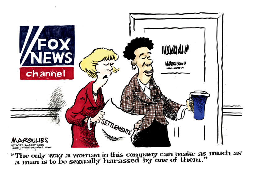 Fox News and sex harassment settlements color