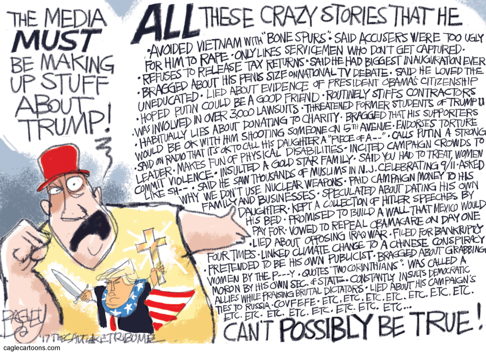  LYING PRESS by Pat Bagley