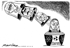RUSSIA NUKE DEAL by Zapiro