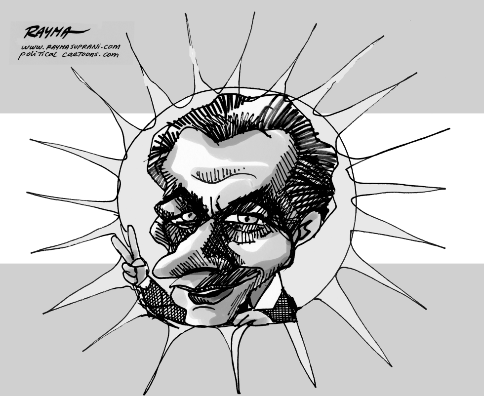 Mauricio Macri Winner in Argentina BW