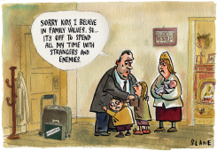 FAMILY VALUES POLTICIAN   by Chris Slane