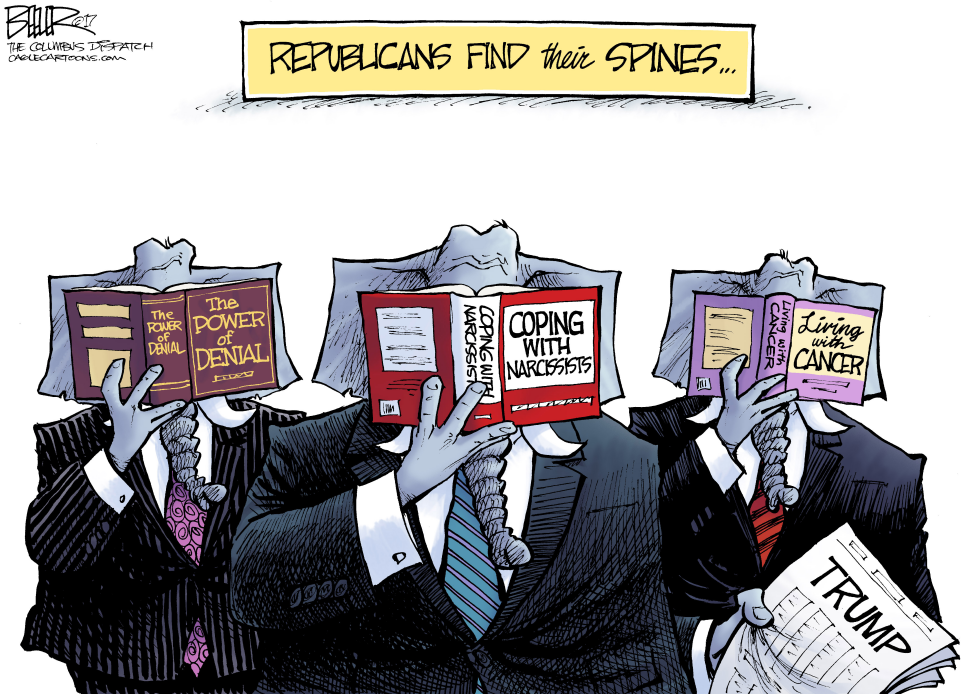  REPUBLICAN SPINES by Nate Beeler