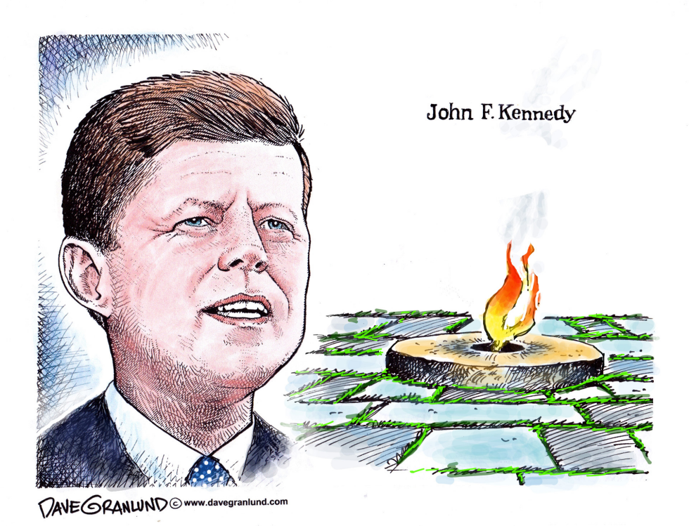  JFK ETERNAL FLAME by Dave Granlund