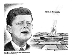JFK ETERNAL FLAME by Dave Granlund
