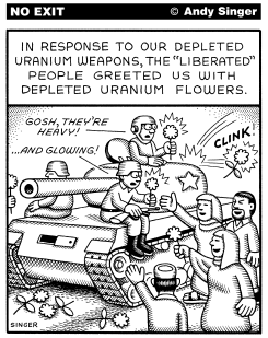 DEPLETED URANIUM FLOWERS by Andy Singer
