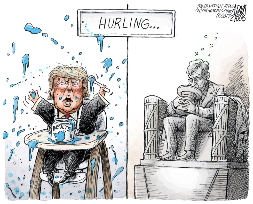  PARTY OF LINCOLN by Adam Zyglis