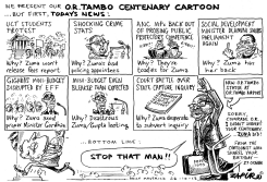 TAMBO CENTENARY by Zapiro