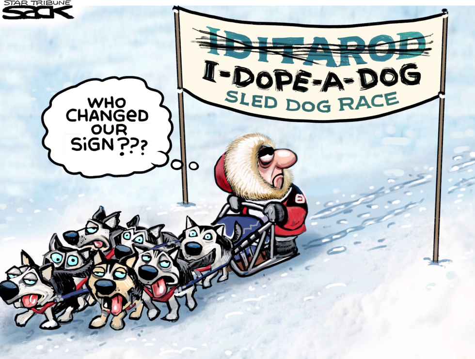  IDITAROD CORRECTED SPELLING by Steve Sack