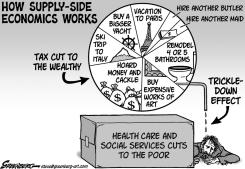 TRICKLE DOWN BW by Steve Greenberg