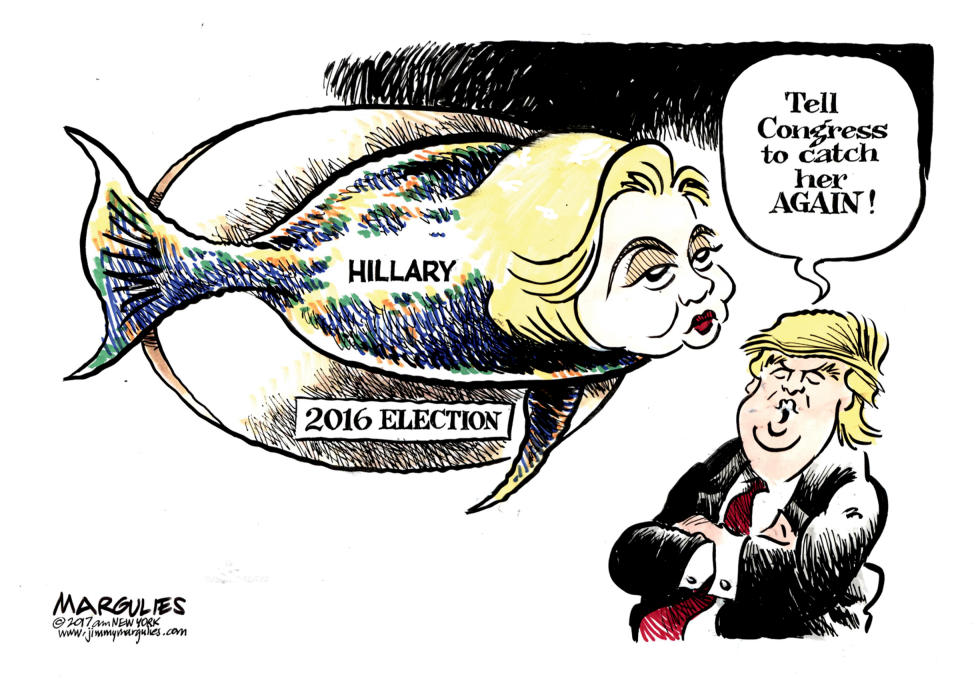 Trump and Hillary color
