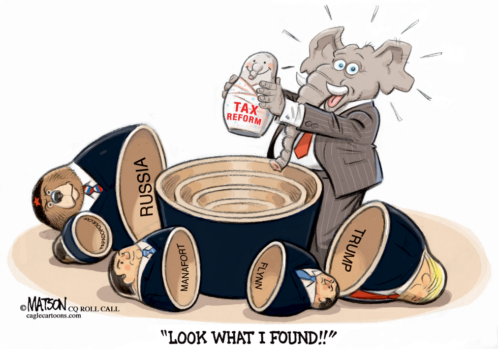 GOP Finds Tax Reform Bill In Russian Nesting Doll