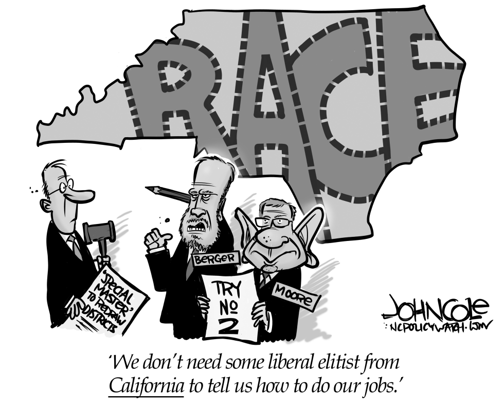 LOCAL NC Berger and Moore racial gerrymander BW