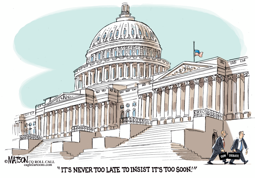  CONGRESSIONAL TIMETABLE FOR GUN CONTROL DEBATE by RJ Matson