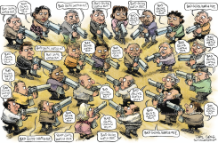 BAD GUYS WATCH OUT by Daryl Cagle
