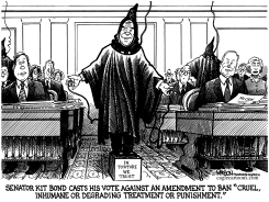SENATOR KIT BOND VOTES NOT TO BAN TORTURE by R.J. Matson