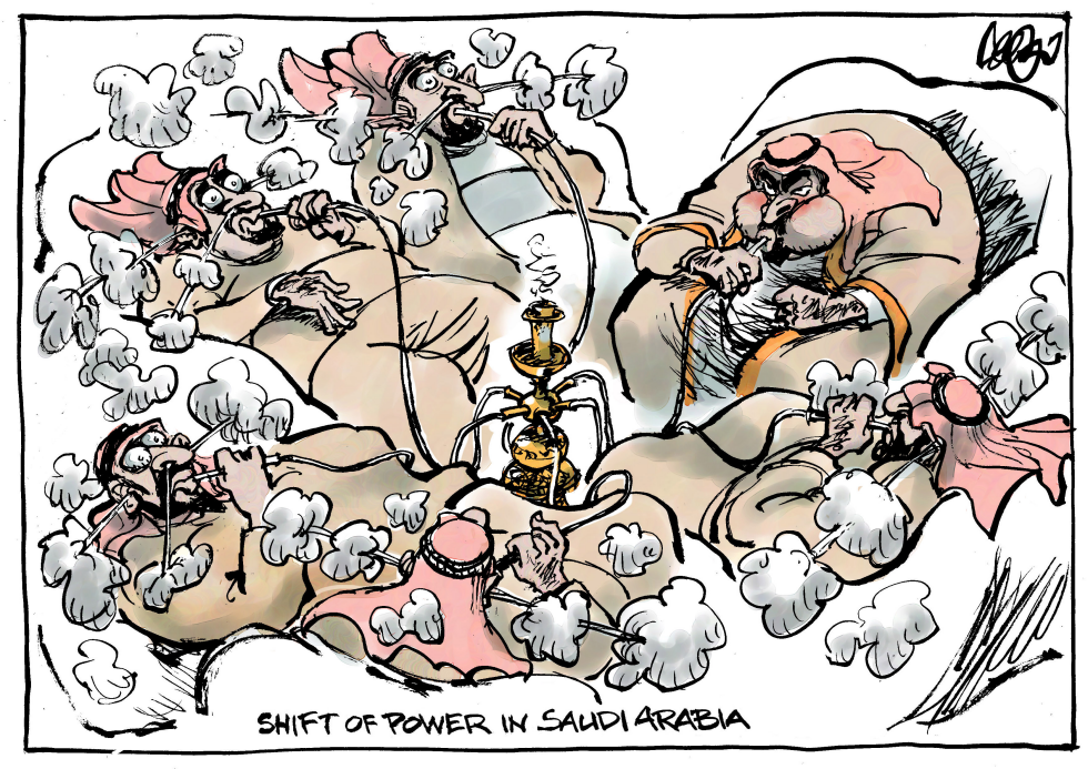 Shift of power in Saudi Arabia